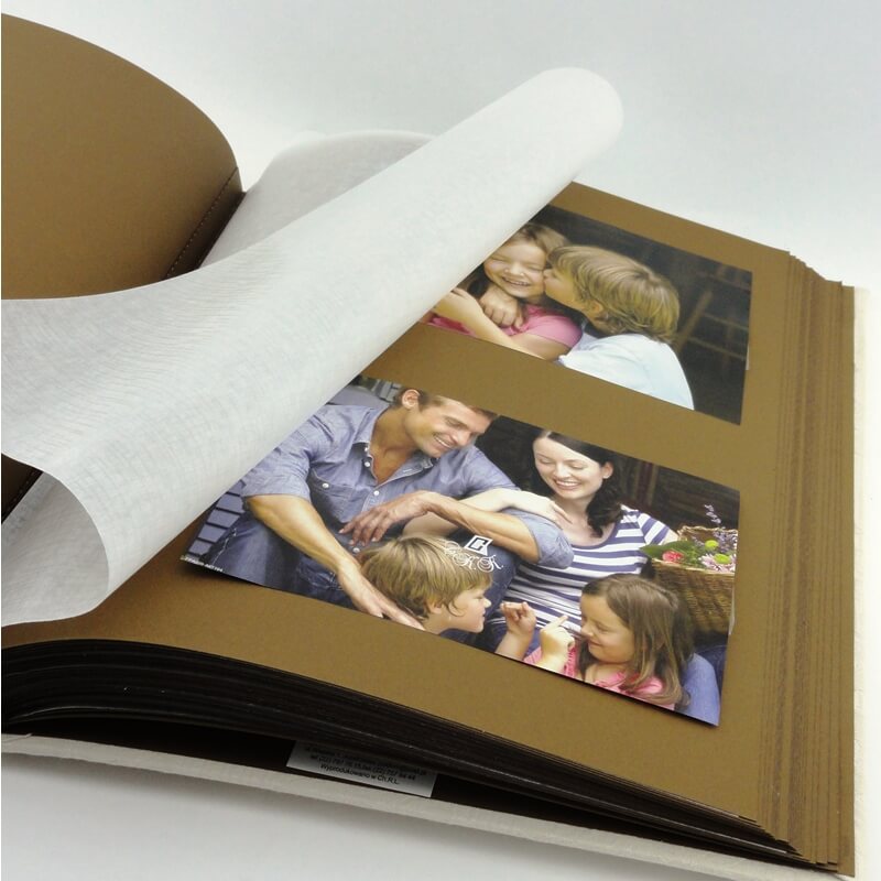 Традиционный альбом с коричневыми страницами