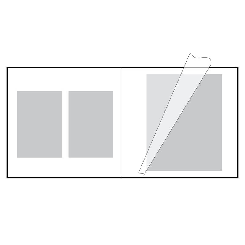 Схема расположения фото в традиционном альбоме