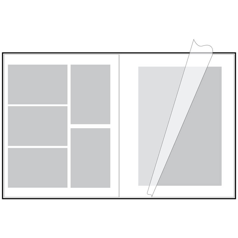 Схема расположения фото в традиционном альбоме