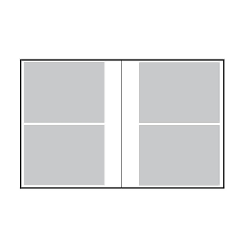 Еще вариант расположения фото в традиционном альбоме