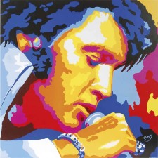 Декор на холсте fp1083 pop iconic - elvis presley 85x85x3cm - арт. [12196] - фото 1