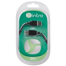 Кабели ctm usb 2004101 intro usb 2.0, штекер-гнездо,длина-2м - арт. [22477] - фото 1