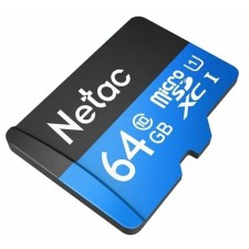 Карта памяти microsdxc 64gb u1/c10 netac p500 standard с адаптером - арт. [24272] - фото 1