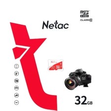 Карта памяти microsdhc 32gb u1/c10 netac p500 standard с адаптером - арт. [24270] - фото 1