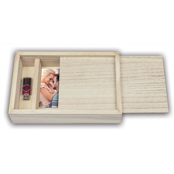 шкатулка cx7557 love box usb brown 13x18 24,5x16x5 - арт. [41354] - фото 1