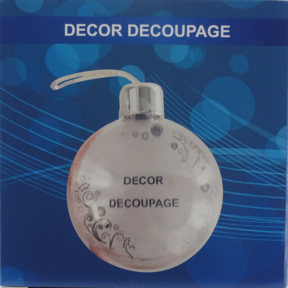 фоторамка decor-decoupage-шар 7см - арт. [41685] - фото 1