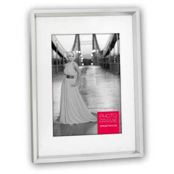 фоторамка alps5 aluminium 30*40 с паспарту 20*30 - арт. [40340] - фото 1