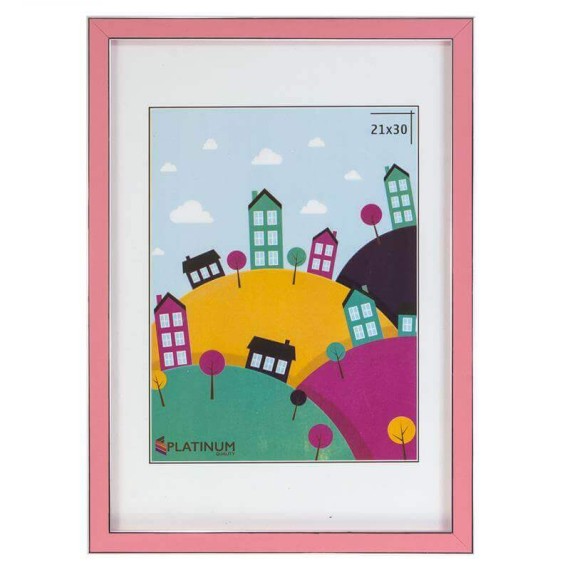 фоторамка акварель розовый 21*30 с ножкой - арт. [42548] - фото 1