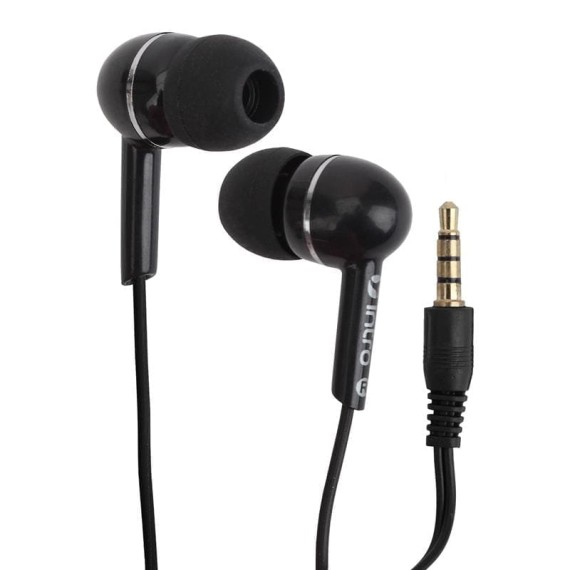 Наушники проводные intro rx805 вкладыши с микрофоном черные - арт. [23969] - фото 1