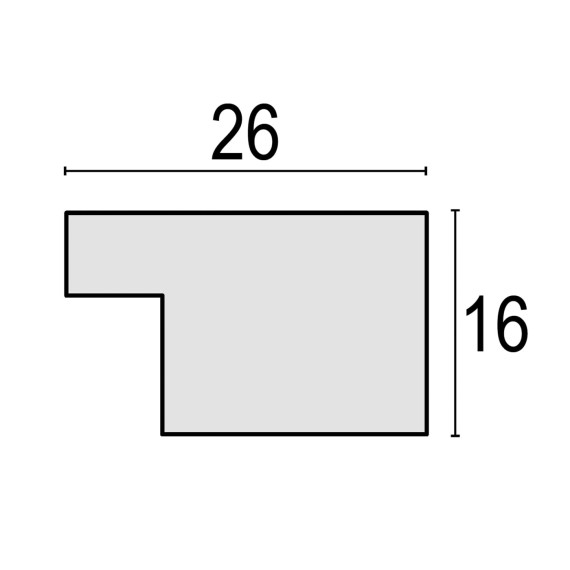 фоторамка m8522n parma natural 20x30 - арт. [44719] - фото 7