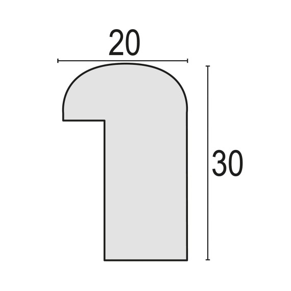 фоторамка gn254w genova white 40*50 - арт. [45091] - фото 5