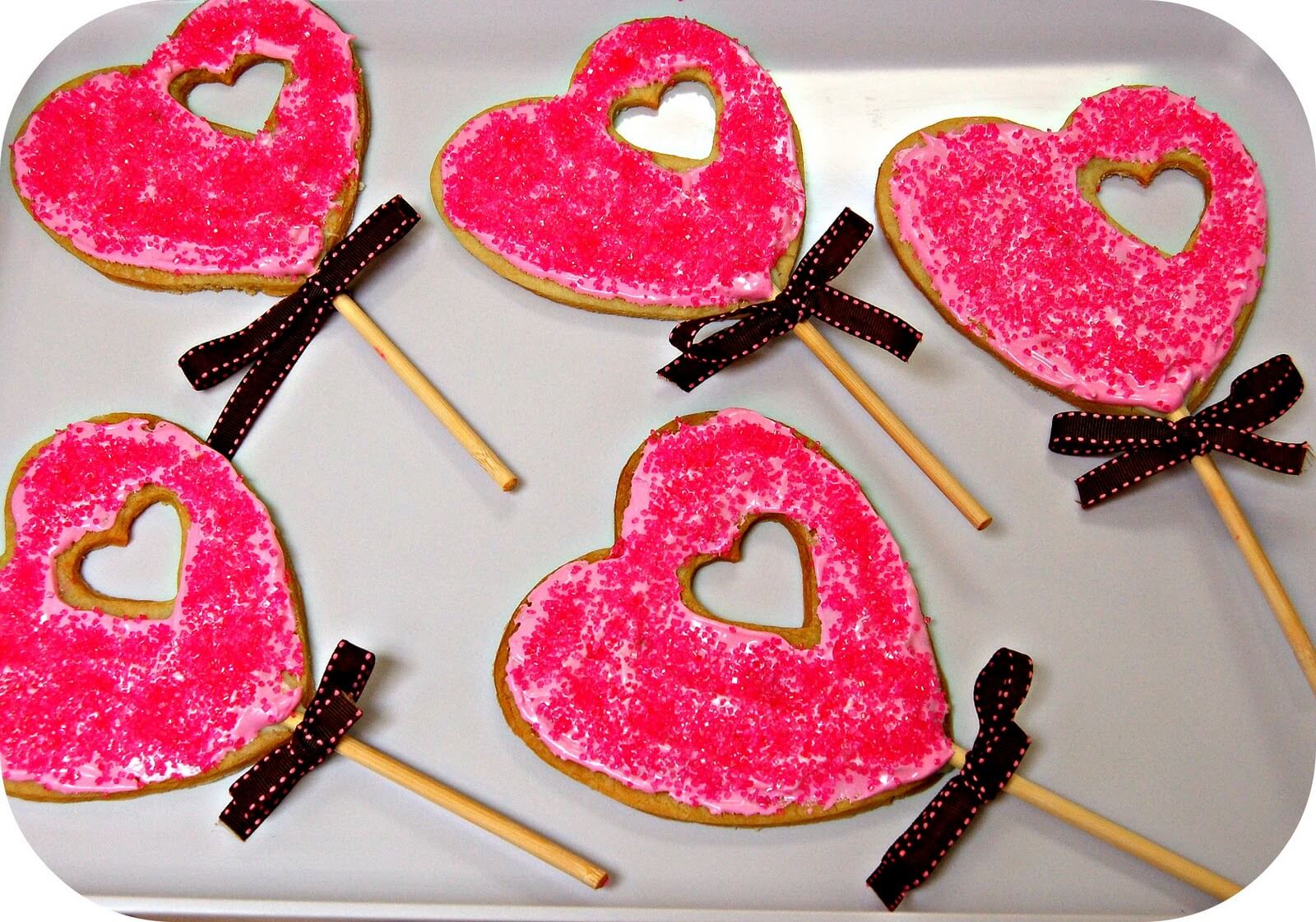 печеньки с сердцами