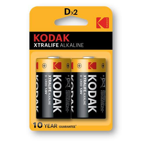 [23496] Батарейка Kodak LR20-2BL XTRALIFE [KD-2]