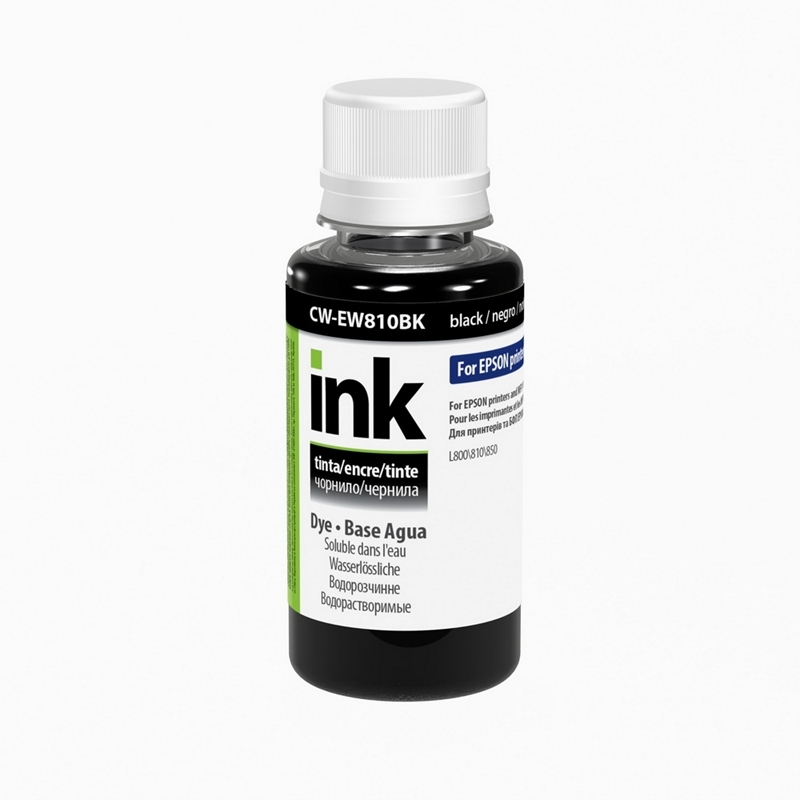 EW810BK01 ColorWay Ink for Epson L800/L1800 черные 100мл/бут.