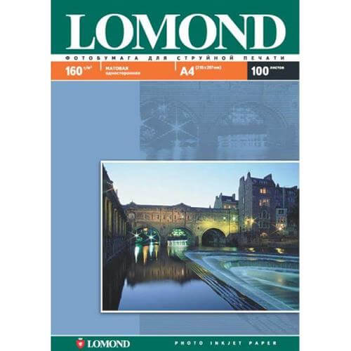 [23432] Lomond 0102005 Бумага IJ A4 100л матовая 160 г/м.кв
